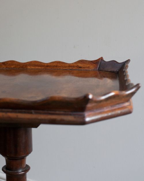 GEORGE III MAHOGANY TRIPOD TABLE - ADDITIONAL PHOTO 8
