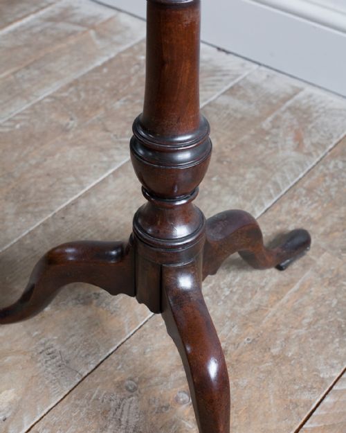GEORGE III MAHOGANY TRIPOD TABLE - ADDITIONAL PHOTO 9