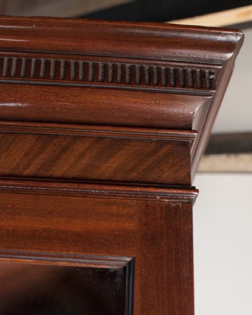 LARGE GEORGIAN MAHOGANY LIBRARY BOOKCASE - ADDITIONAL PHOTO 7