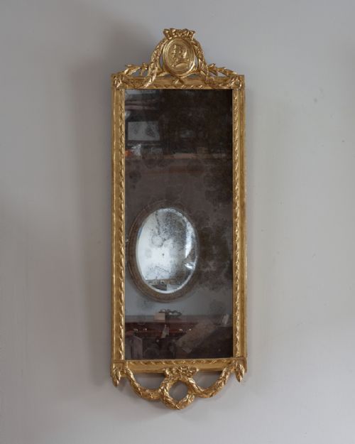 PAIR OF 18TH CENTURY GILDED WALL MIRRORS - ADDITIONAL PHOTO 3