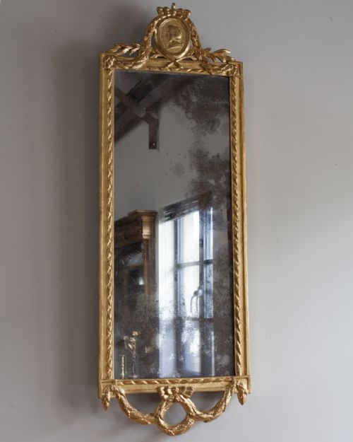 PAIR OF 18TH CENTURY GILDED WALL MIRRORS - ADDITIONAL PHOTO 4