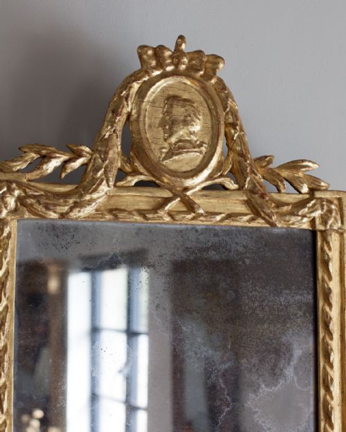 PAIR OF 18TH CENTURY GILDED WALL MIRRORS - ADDITIONAL PHOTO 5