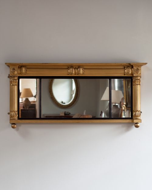 REGENCY GILT OVERMANTEL MIRROR - ADDITIONAL PHOTO 1