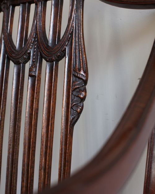 SUPERB 19TH CENTURY MAHOGANY SETTEE - ADDITIONAL PHOTO 6