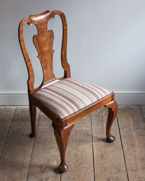 QUEEN ANNE STYLE WALNUT SIDE CHAIR - ADDITIONAL PHOTO 2