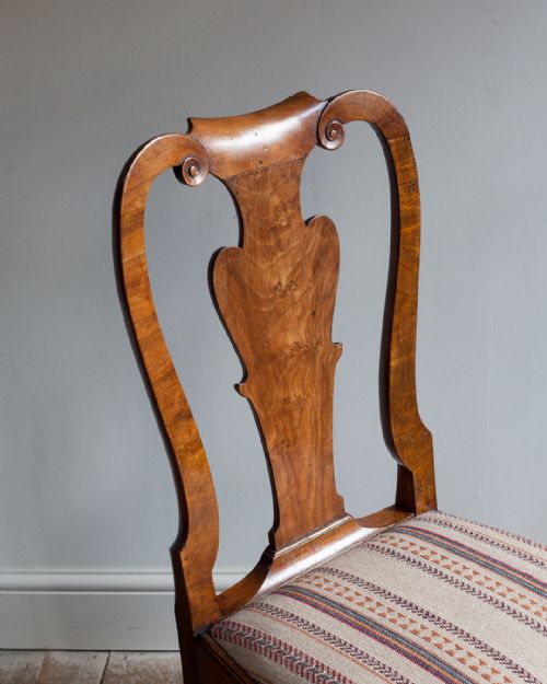 QUEEN ANNE STYLE WALNUT SIDE CHAIR - ADDITIONAL PHOTO 3