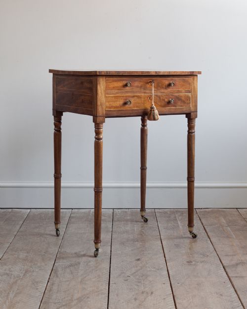 regency work writing table - CATEGORY: ANTIQUE TABLES - DATED 19TH CENTURY