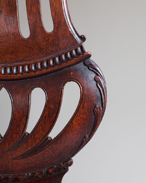 GOOD QUALITY GEORGE III MAHOGANY CARVER CHAIR - ADDITIONAL PHOTO 6