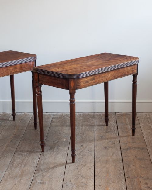 PAIR OF GEORGIAN TEA TABLES - ADDITIONAL PHOTO 2