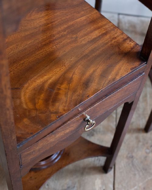 PAIR OF GEORGIAN BEDSIDE TABLES - ADDITIONAL PHOTO 5
