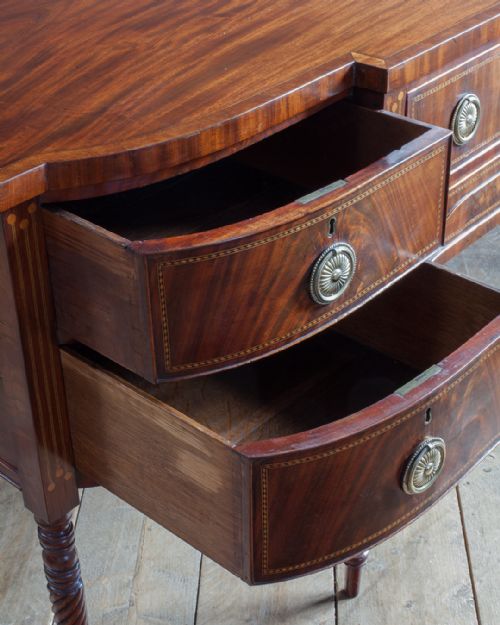 MAGNIFICENT REGENCY MAHOGANY BREAKFRONT SIDEBOARD - ADDITIONAL PHOTO 7