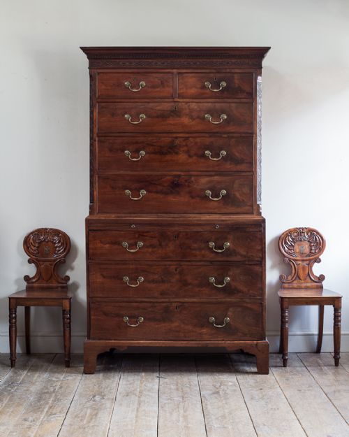 18TH CENTURY CHEST ON CHEST - ADDITIONAL PHOTO 1