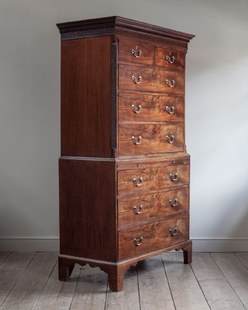 18TH CENTURY CHEST ON CHEST - ADDITIONAL PHOTO 2