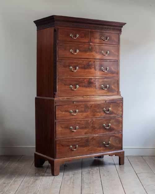 18TH CENTURY CHEST ON CHEST - ADDITIONAL PHOTO 3