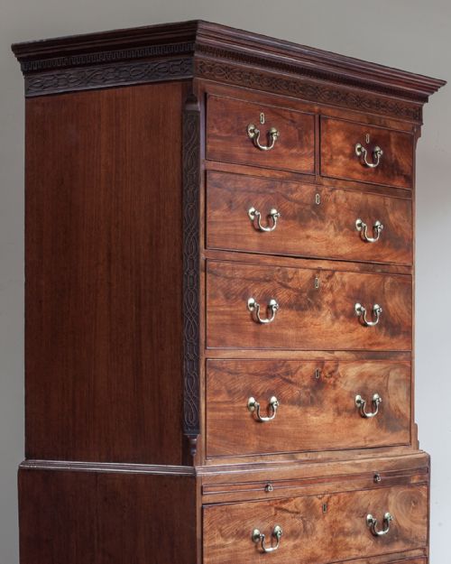 18TH CENTURY CHEST ON CHEST - ADDITIONAL PHOTO 4