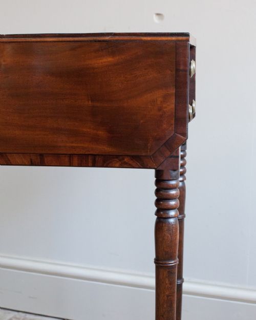 REGENCY MAHOGANY WORK TABLE - ADDITIONAL PHOTO 6
