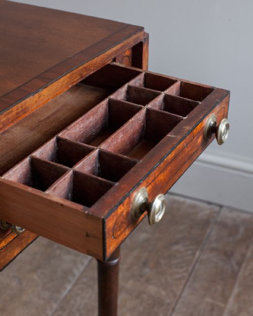 REGENCY MAHOGANY WORK TABLE - ADDITIONAL PHOTO 7