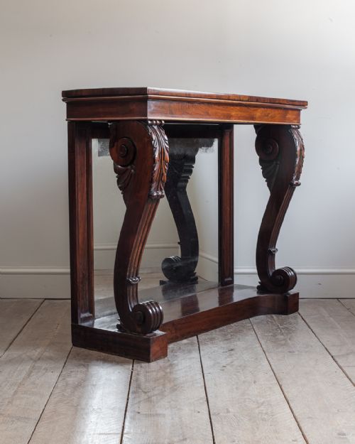 WILLIAM IV ROSEWOOD CONSOLE TABLE - ADDITIONAL PHOTO 1