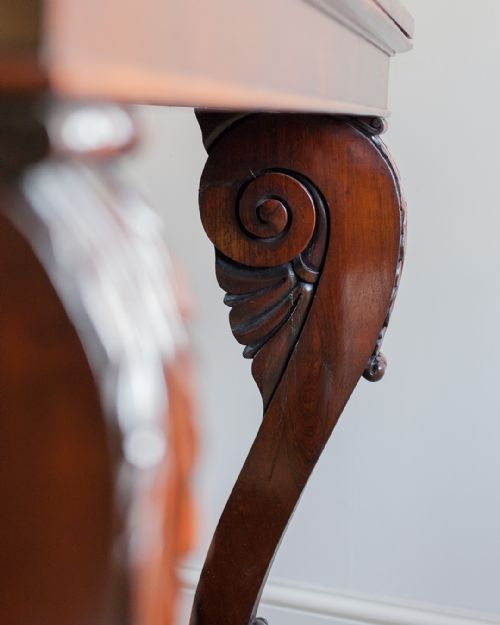 WILLIAM IV ROSEWOOD CONSOLE TABLE - ADDITIONAL PHOTO 4