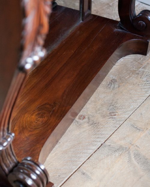 WILLIAM IV ROSEWOOD CONSOLE TABLE - ADDITIONAL PHOTO 8