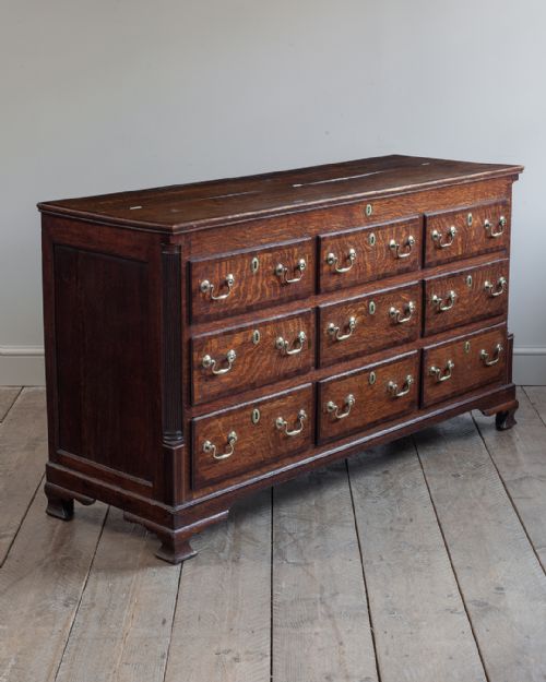 GEORGE III OAK LANCASHIRE MULE CHEST - ADDITIONAL PHOTO 2