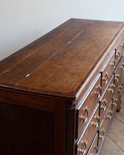 GEORGE III OAK LANCASHIRE MULE CHEST - ADDITIONAL PHOTO 8