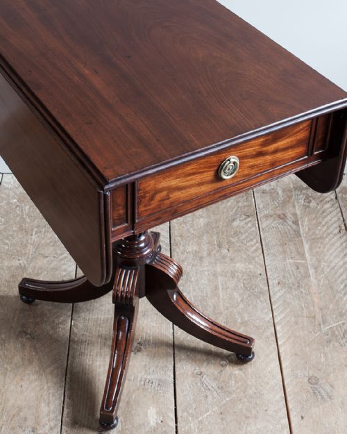REGENCY PEDESTAL PEMBROKE TABLE - ADDITIONAL PHOTO 6
