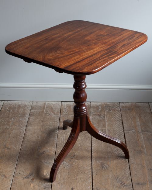 GOOD QUALITY GEORGE IV MAHOGANY TRIPOD TABLE - ADDITIONAL PHOTO 1