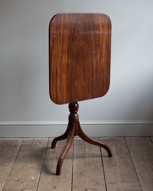 GOOD QUALITY GEORGE IV MAHOGANY TRIPOD TABLE - ADDITIONAL PHOTO 2