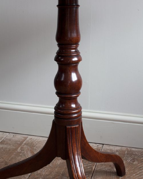 GOOD QUALITY GEORGE IV MAHOGANY TRIPOD TABLE - ADDITIONAL PHOTO 5