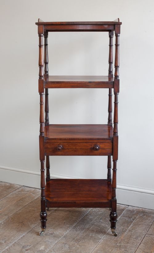 REGENCY ROSEWOOD WHATNOT - ADDITIONAL PHOTO 1