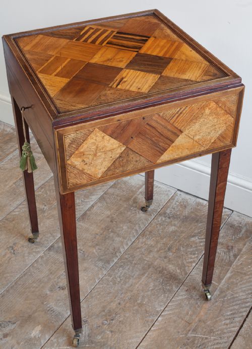 WONDERFUL GEORGE III PARTRIDGE WOOD GAMES TABLE - ADDITIONAL PHOTO 3