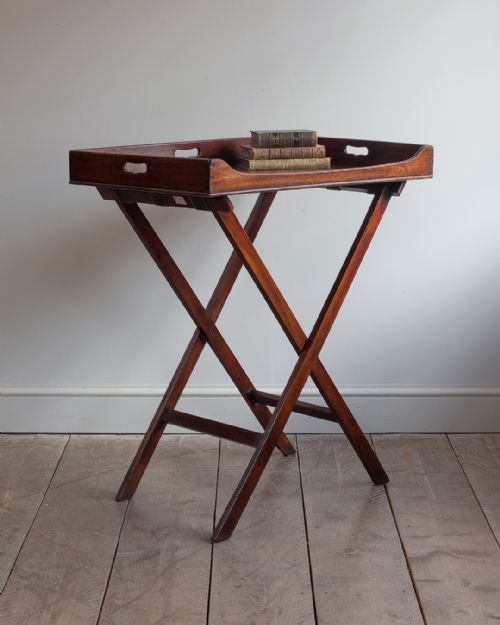 GEORGE III MAHOGANY BUTLERS TRAY - ADDITIONAL PHOTO 1