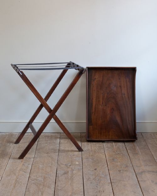 GEORGE III MAHOGANY BUTLERS TRAY - ADDITIONAL PHOTO 4