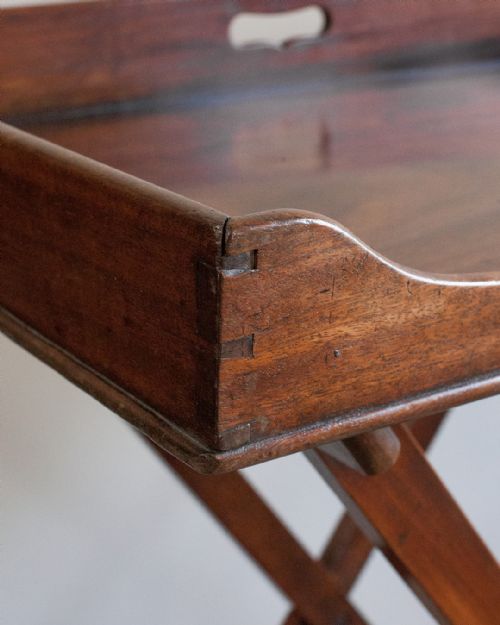 GEORGE III MAHOGANY BUTLERS TRAY - ADDITIONAL PHOTO 6