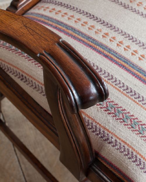 SUPERB SET OF EIGHT 18TH CENTURY MAHOGANY DINING CHAIRS - ADDITIONAL PHOTO 7