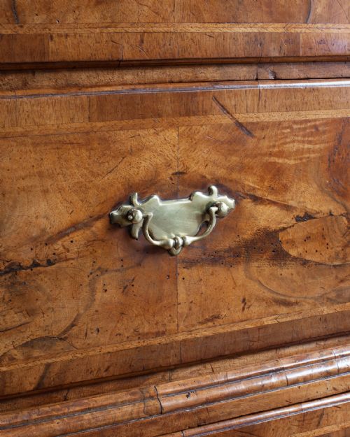 GEORGE II WALNUT CHEST ON CHEST - ADDITIONAL PHOTO 5
