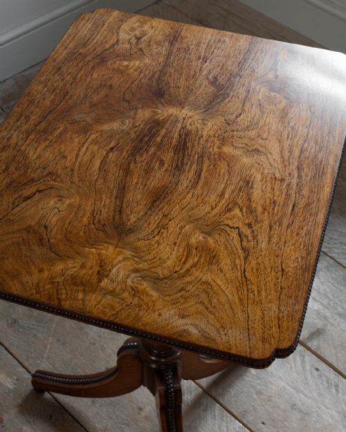 REGENCY ROSEWOOD TRIPOD TABLE - ADDITIONAL PHOTO 2