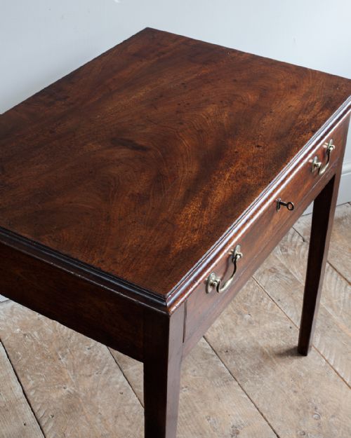 GEORGE III MAHOGANY SIDE TABLE - ADDITIONAL PHOTO 3