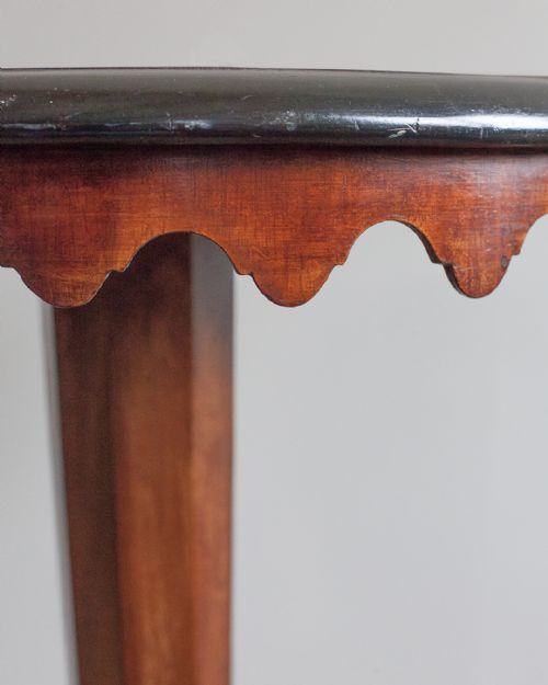 19TH CENTURY PARQUETRY LAMP TABLE - ADDITIONAL PHOTO 8