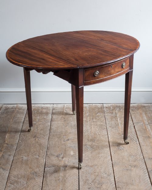 GOOD QUALITY GEORGIAN PEMBROKE TABLE - ADDITIONAL PHOTO 3