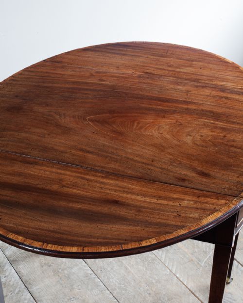GOOD QUALITY GEORGIAN PEMBROKE TABLE - ADDITIONAL PHOTO 5
