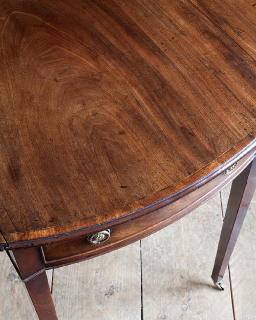 GOOD QUALITY GEORGIAN PEMBROKE TABLE - ADDITIONAL PHOTO 6