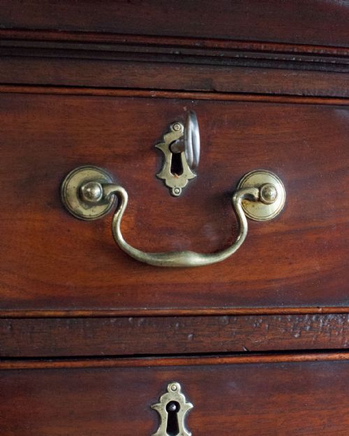 EARLY GEORGIAN MAHOGANY CHEST ON CHEST - ADDITIONAL PHOTO 4