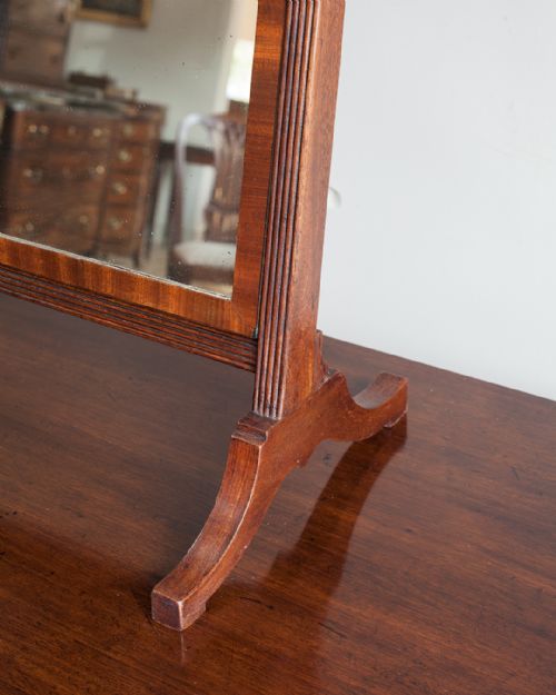REGENCY MAHOGANY SWING MIRROR - ADDITIONAL PHOTO 3