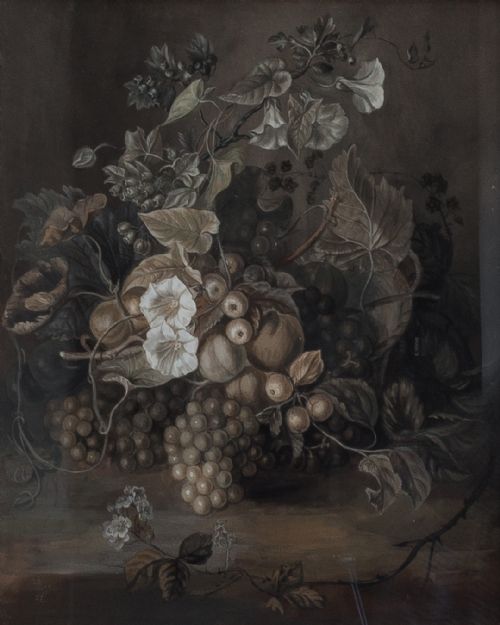 PAIR OF EARLY 19TH CENTURY GRISAILLE WATERCOLOUR PAINTINGS - ADDITIONAL PHOTO 4