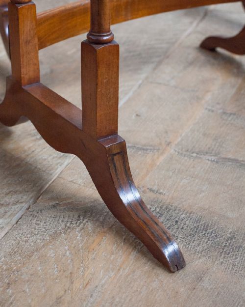 FINE QUALITY EDWARDIAN SATINWOOD NEST OF 4 TABLES - ADDITIONAL PHOTO 6