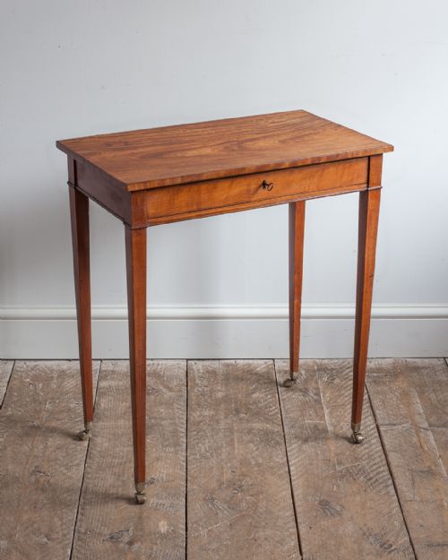 george iii satinwood side table - CATEGORY: ANTIQUE TABLES - DATED 18TH CENTURY