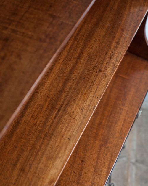 REGENCY MAHOGANY WATERFALL BOOKCASE - ADDITIONAL PHOTO 4