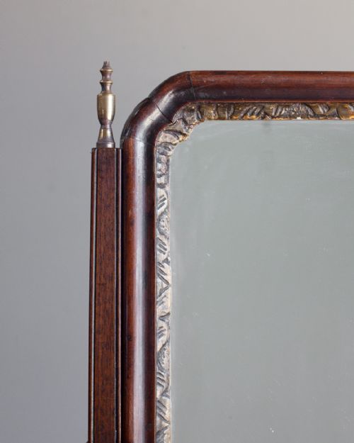 GEORGE III MAHOGANY TOILET MIRROR - ADDITIONAL PHOTO 2